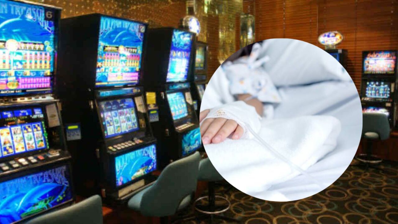 Imagen de referencia. Niña murió al caerle encima una máquina tragamonedas.