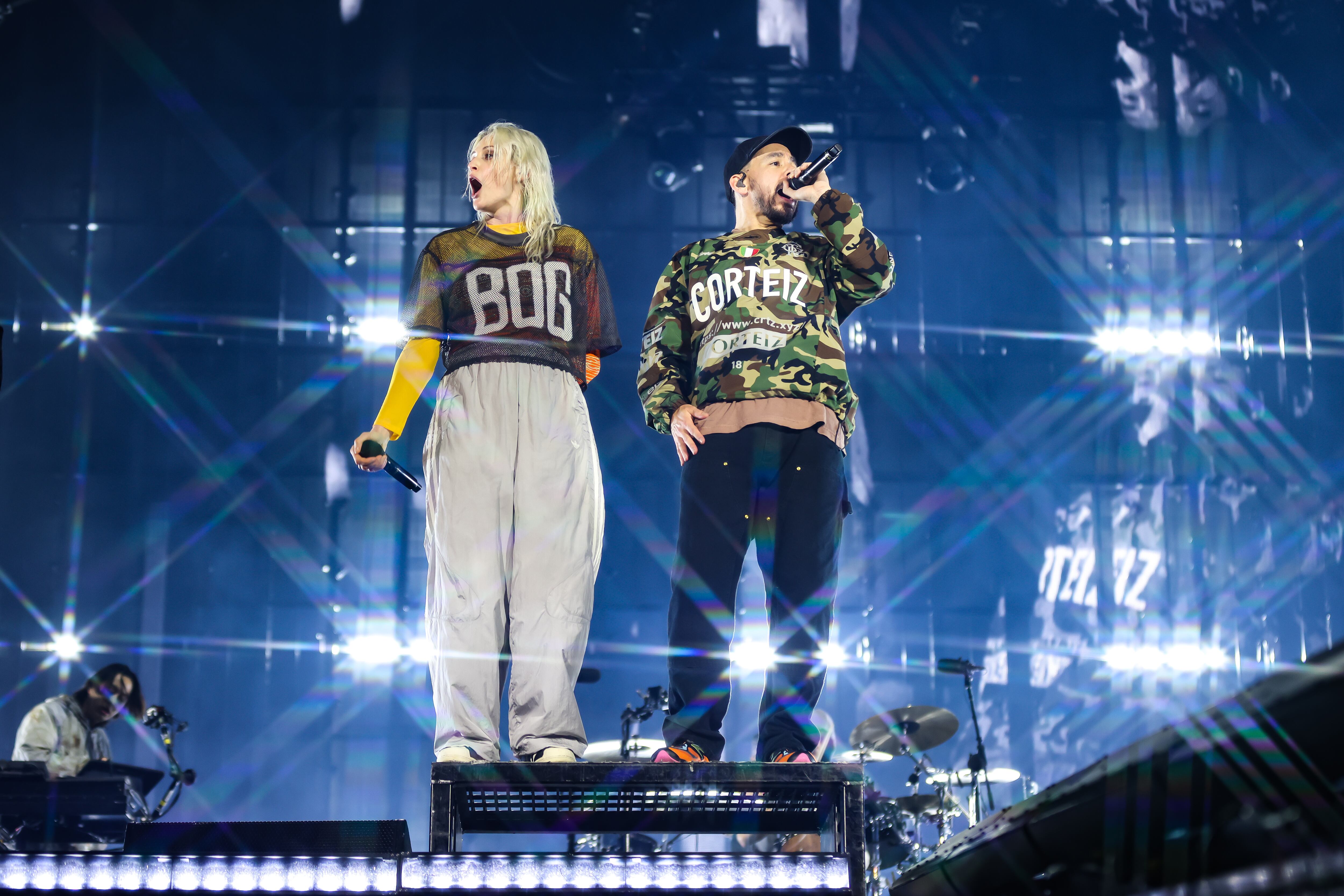 Linkin Park en el Vive Claro de Bogotá, el 25 de octubre de 2025.