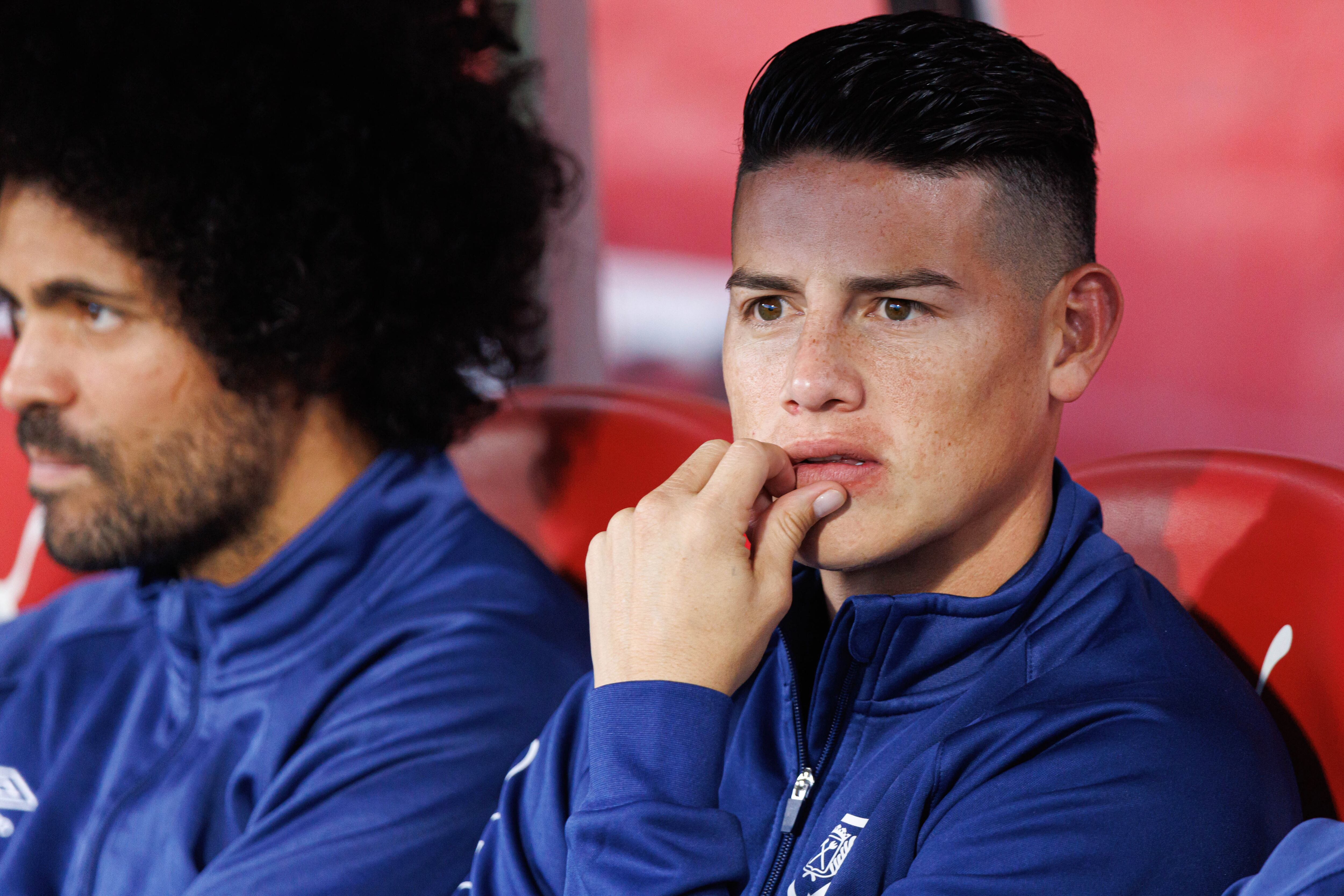 GIRONA, SPAIN - 2024/09/25: James Rodriguez (Rayo Vallecano) seen during LaLiga EA SPORTS game between teams of Girona FC and Rayo Vallecano at Estadi Montilivi. Final score : Girona FC 0 : 0 Rayo Vallecano. (Photo by Maciej Rogowski/SOPA Images/LightRocket via Getty Images)