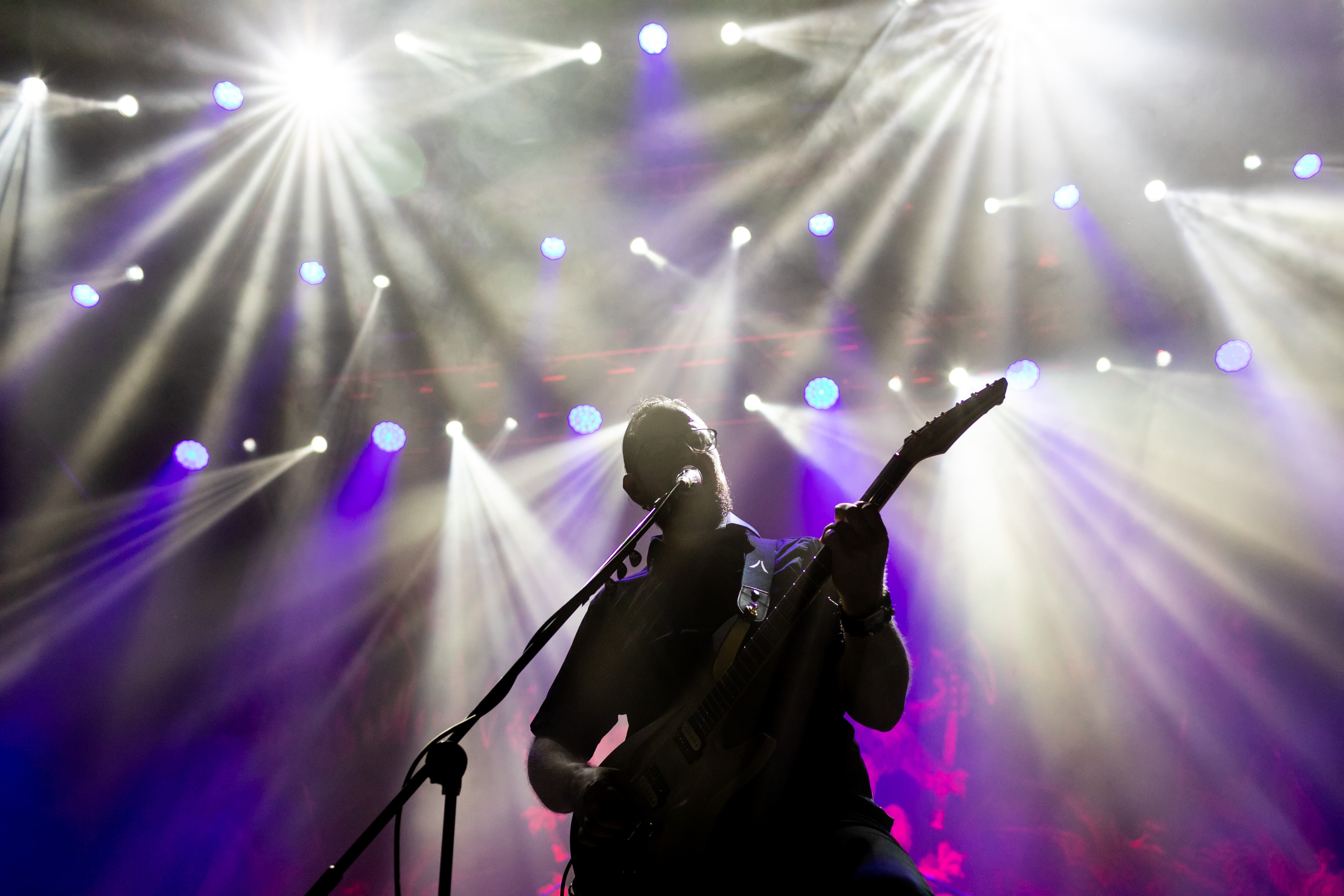 Emperor en el Royal Center de Bogotá, donde tocó la noche del 15 de Mayo de 2022.