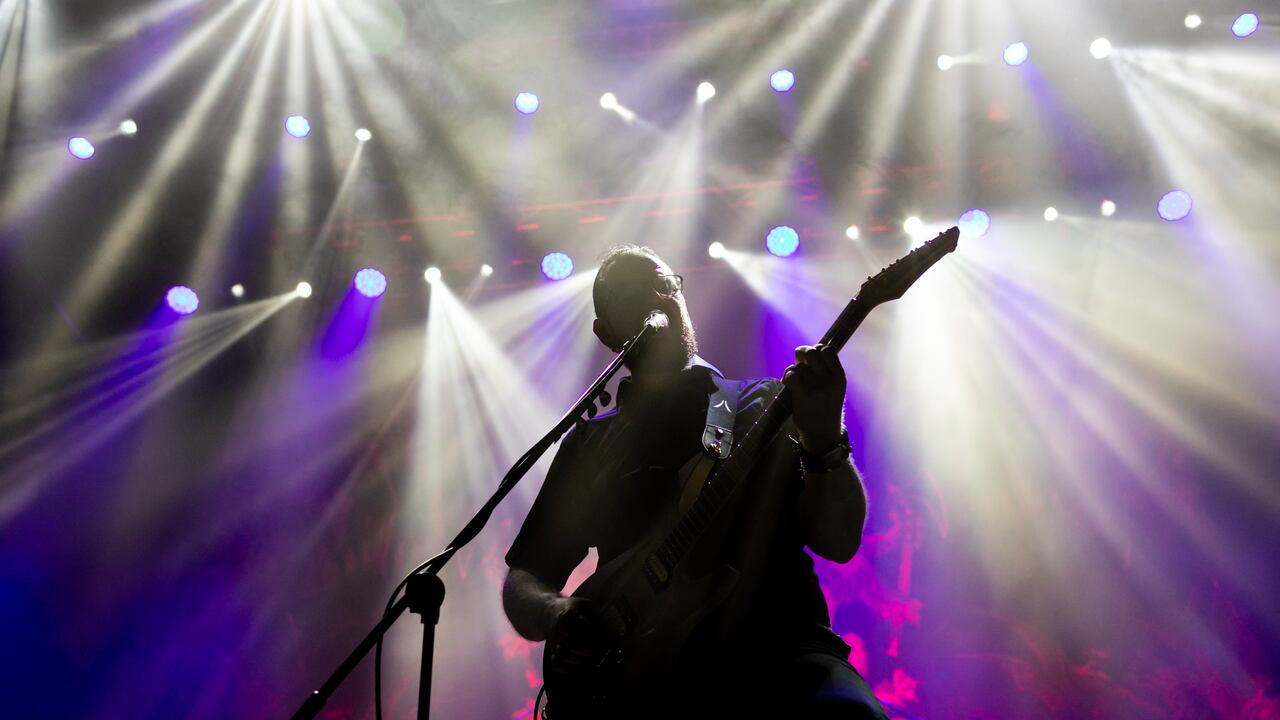 Emperor en el Royal Center de Bogotá, donde tocó la noche del 15 de Mayo de 2022.