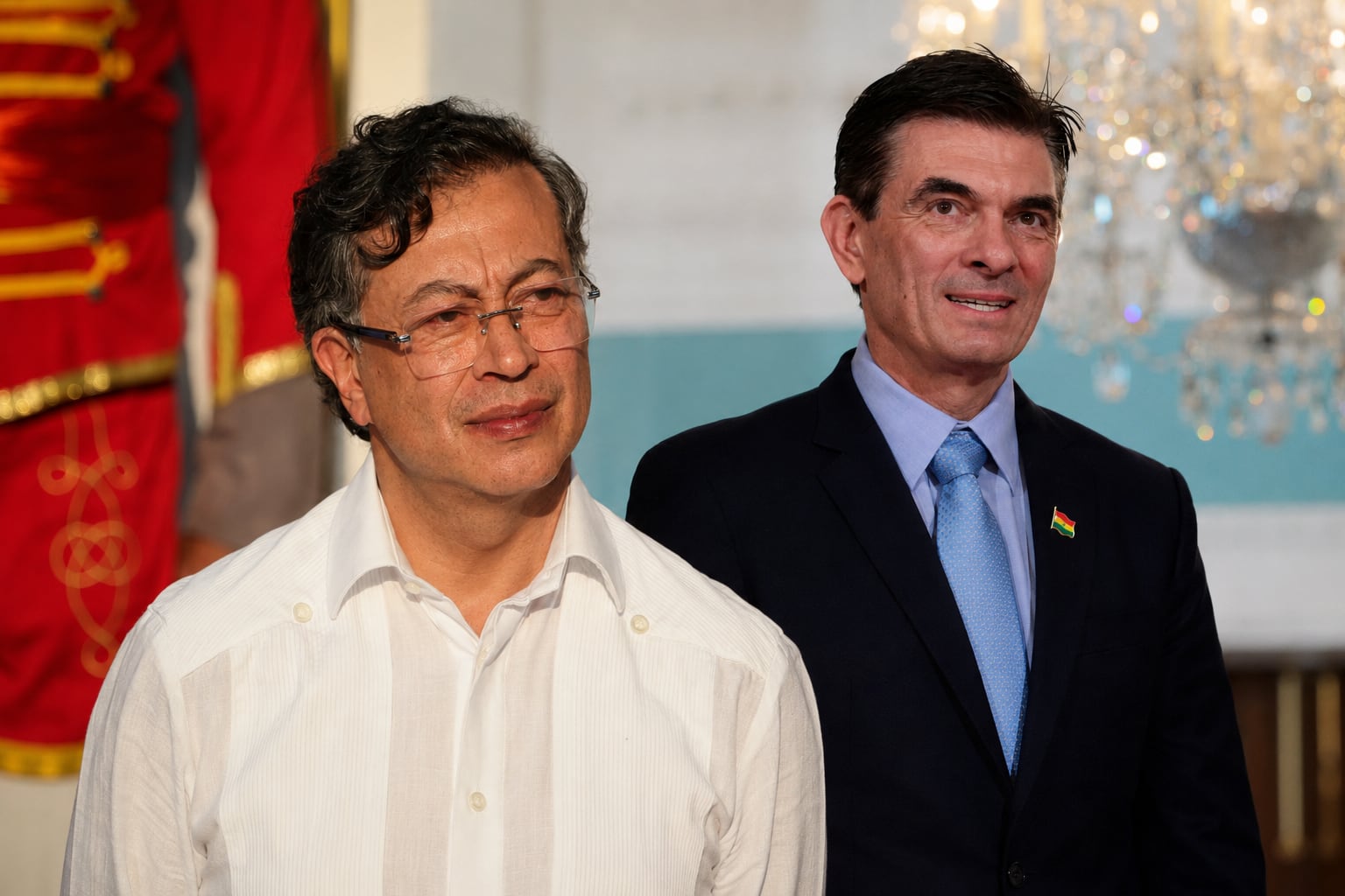 Gustavo Petro y Rodrigo Paz Pereira.