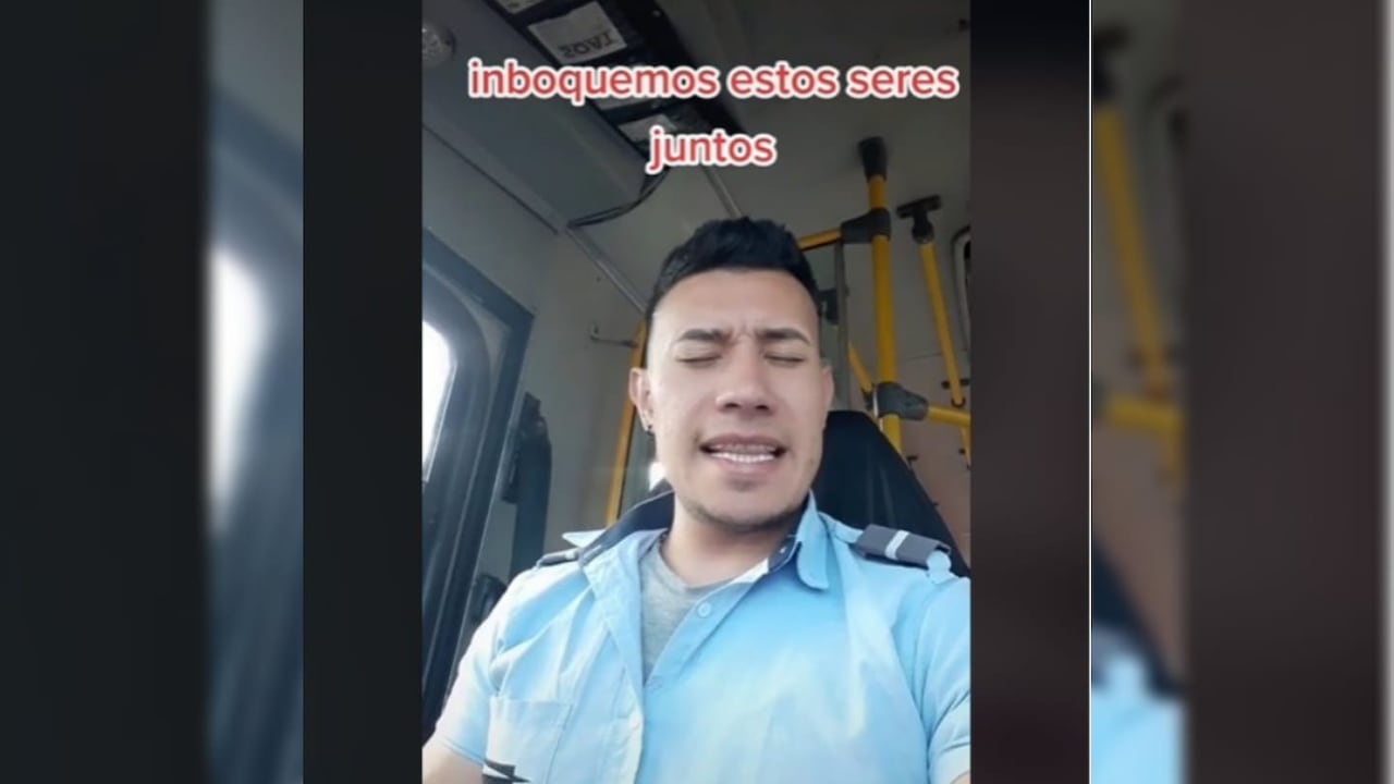 Conductor de Sitp imita a Mafe Walker y se llevó la atención en las redes.