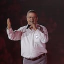 Former Secretary of Foreign Affairs of Mexico and presidential hopeful Marcelo Ebrard speaks during his closing campaign event in Mexico City, Sunday, Aug. 27, 2023. Ebrard, who is a member of the ruling MORENA party, joins other hopeful candidates in an internal race to become the party´s candidate in Mexico's next presidential election which will take place in June 2024. (AP Photo/Ginnette Riquelme)