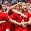 Dinamarca, a punta de empates, pasó a las finales de la Euro 2024