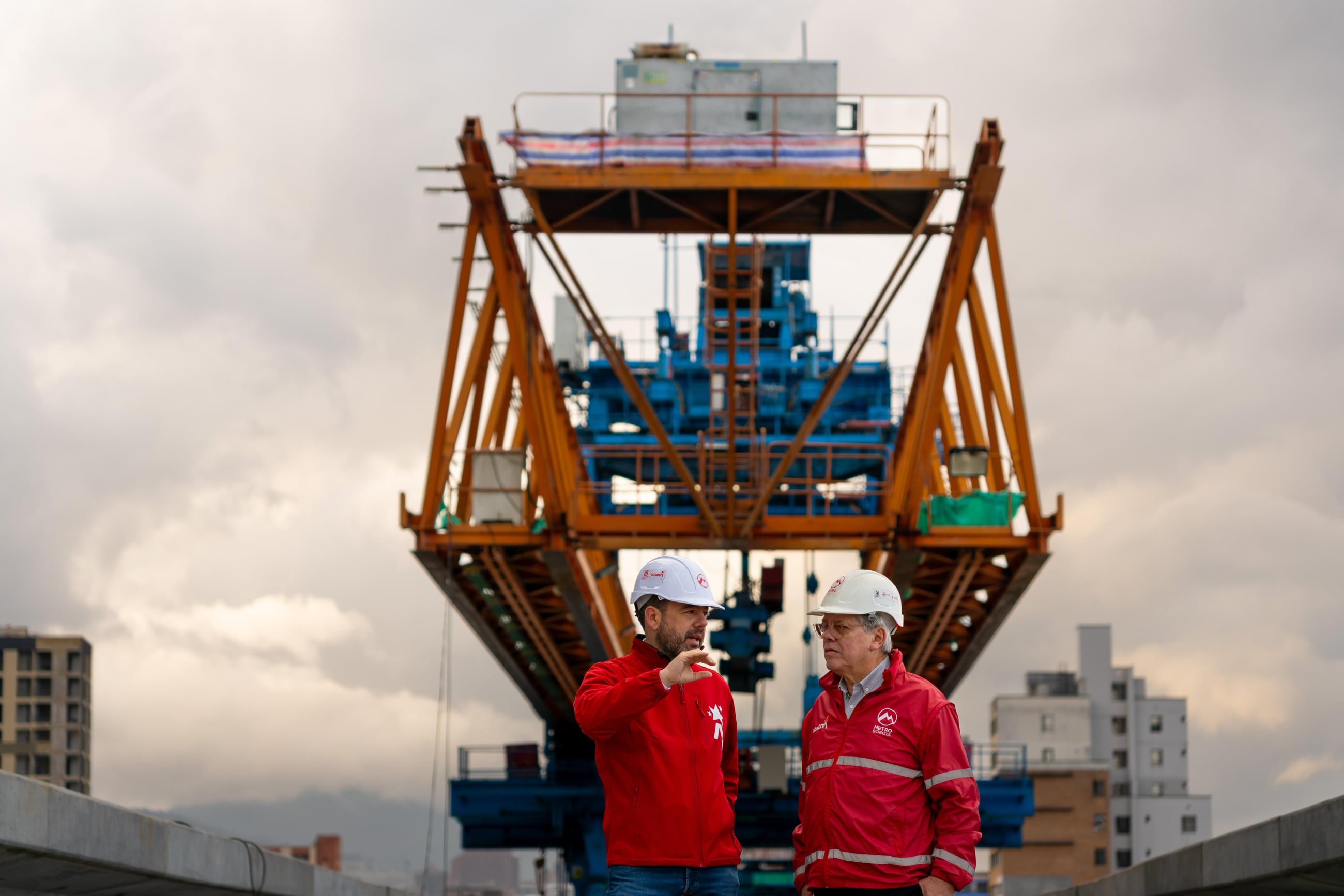 Personería verificó avance de las obras del metro de Bogotá.
