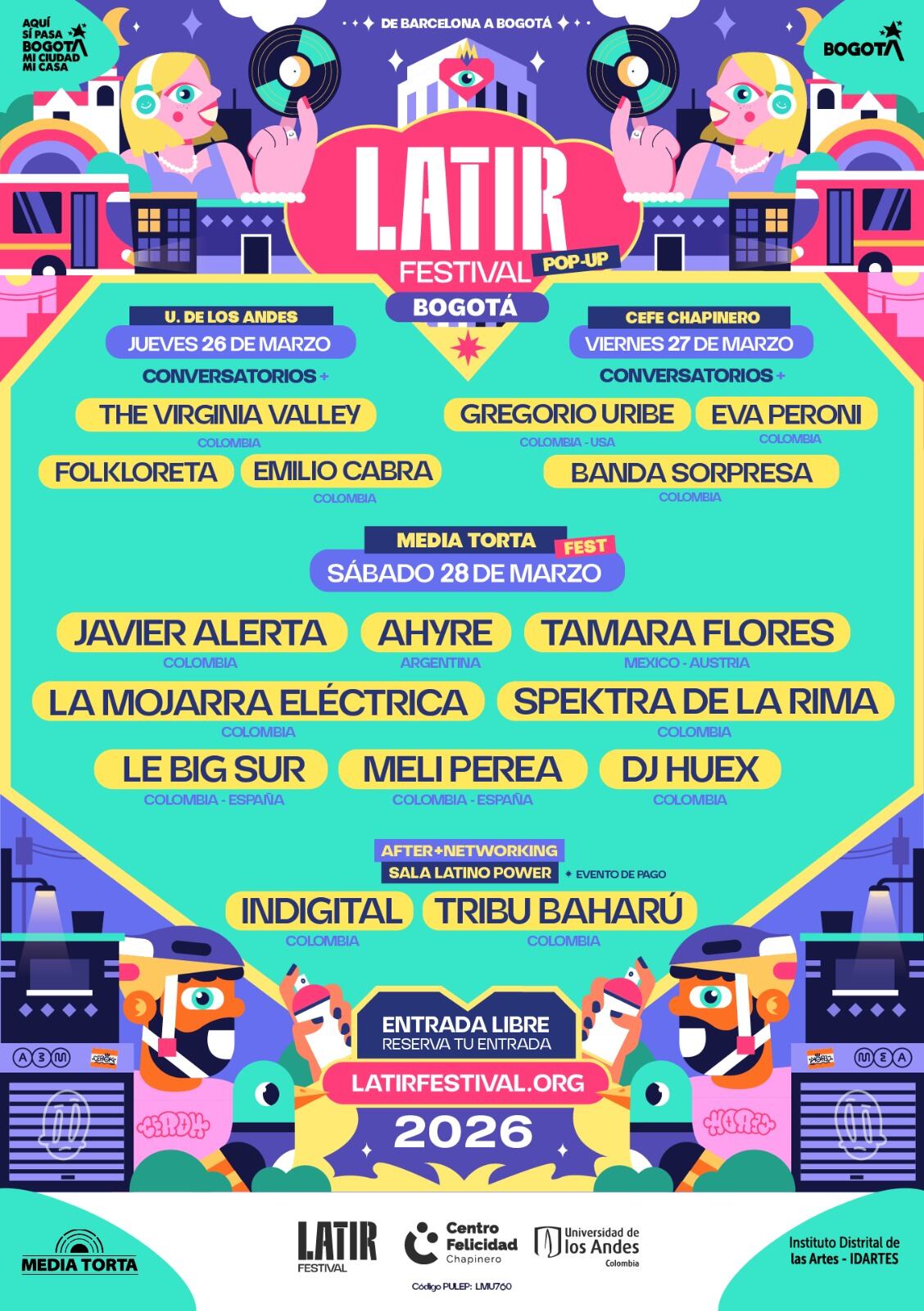Latir Festival llega a Bogotá en 2026