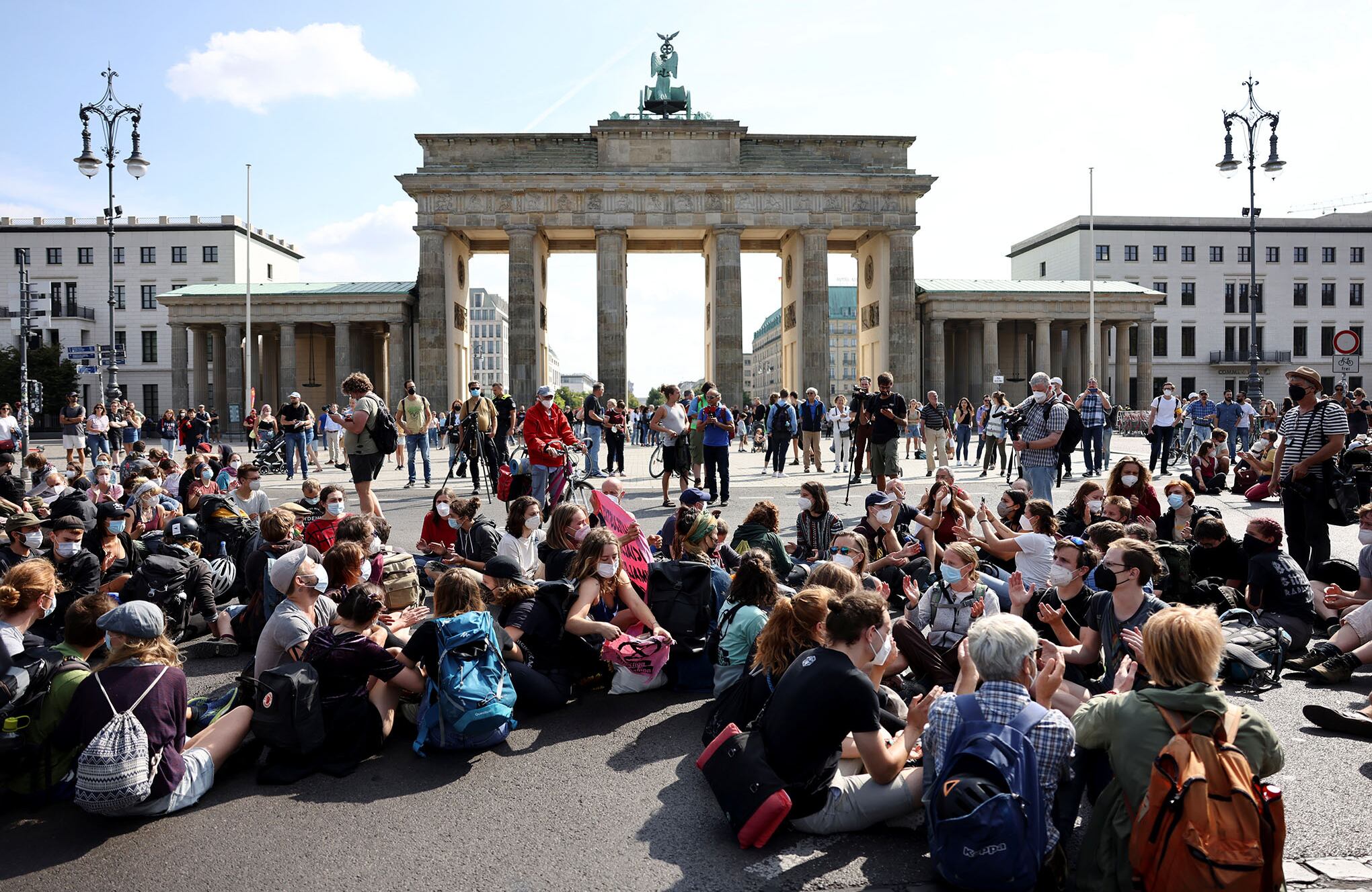 Protesta por cambio climático en Alemania