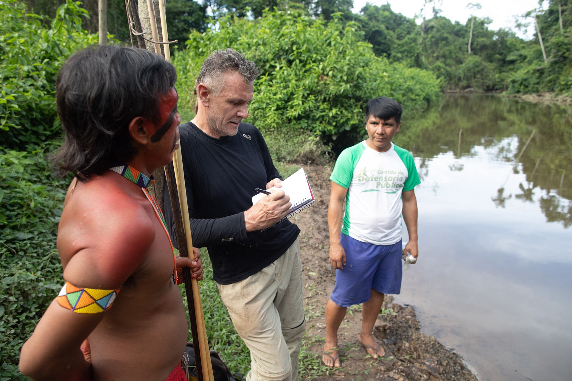 Dom Phillips de 57 años se encuentra desparecido en Brasil. Foto: Joao LAET / AFP