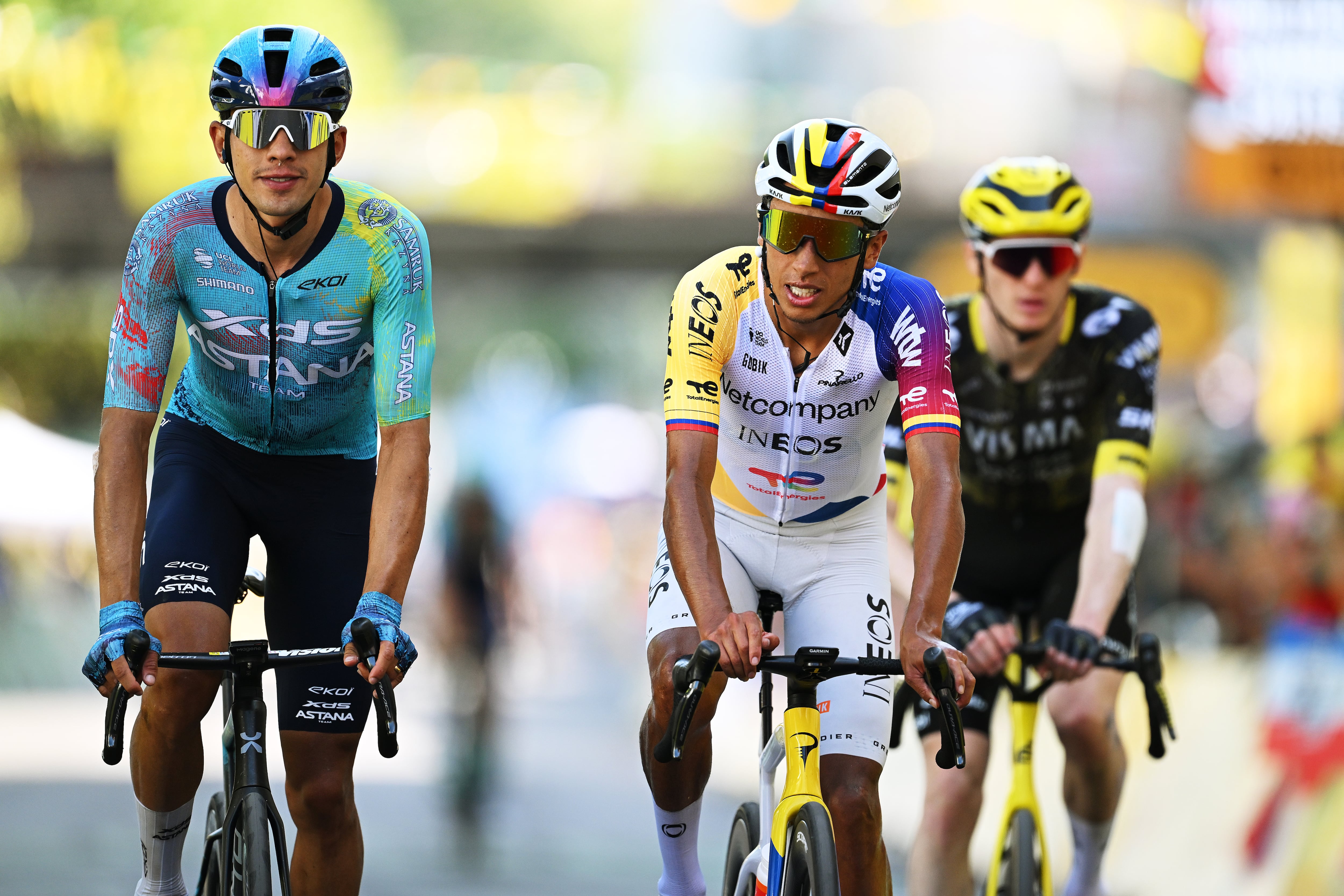 Harold Tejada y Egan Bernal, colombianos en el Tour de Francia 2026