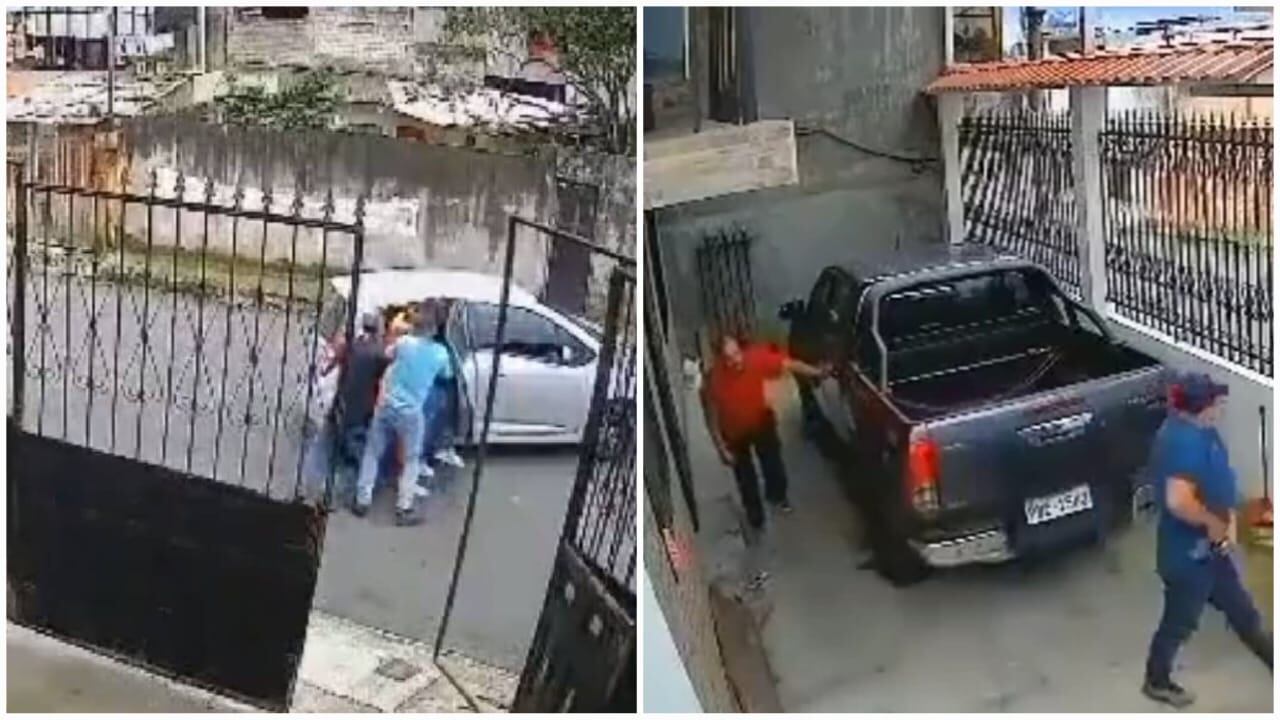 Los sospechosos llegaron en un vehículo sin placas.