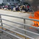 Acusan a un agente de Tránsito de Bucaramanga de ocasionar la muerte de un motociclista.