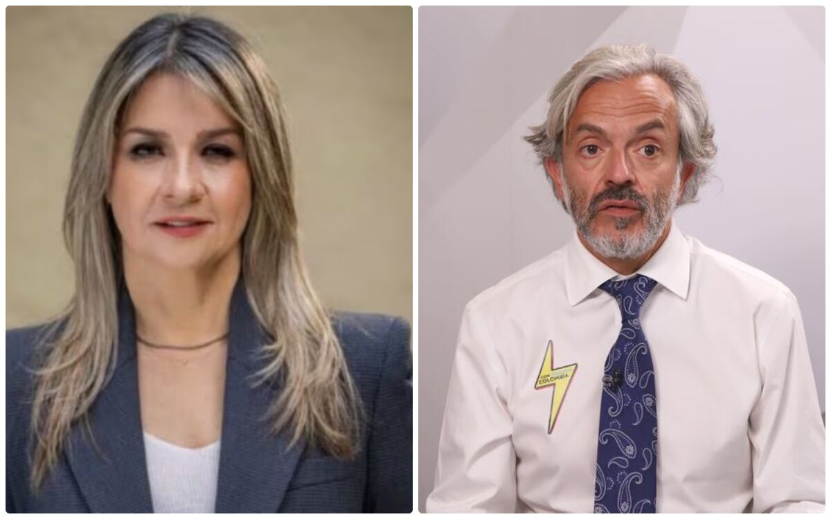 Vicky Dávila y Juan Daniel Oviedo.