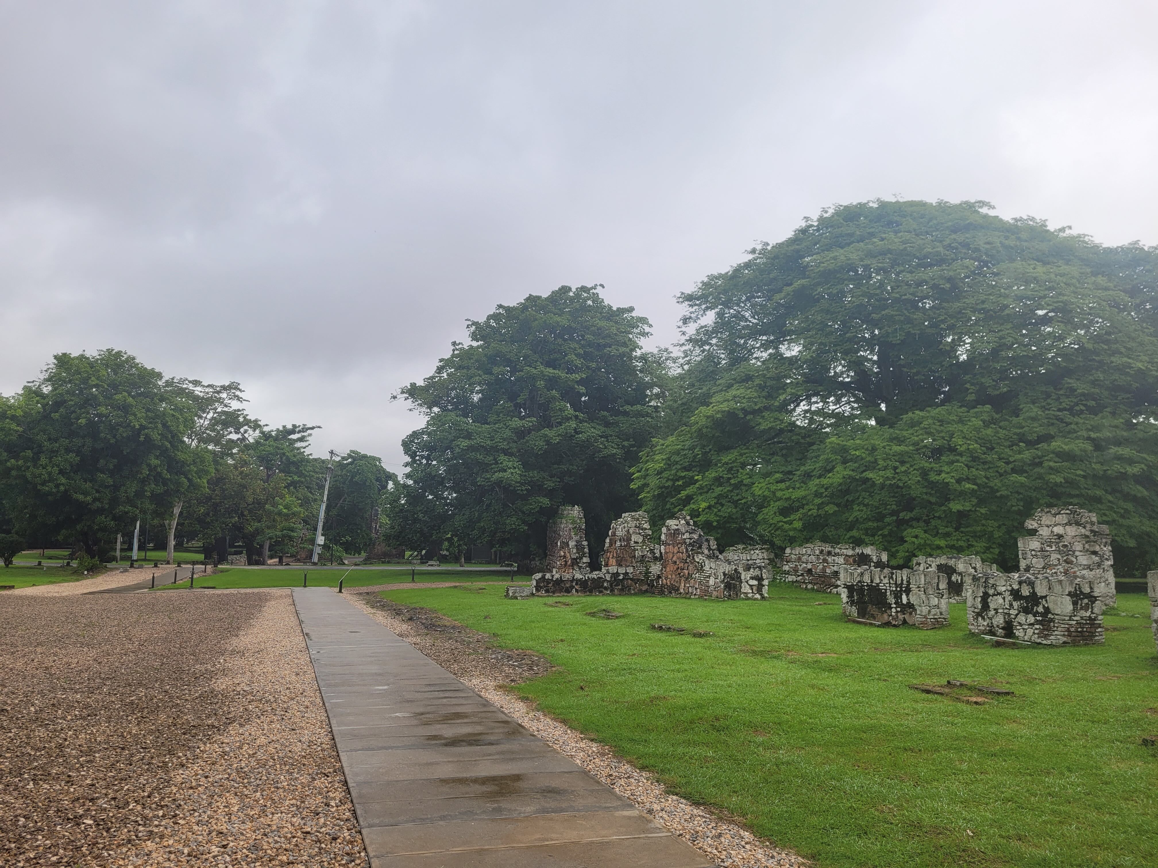 Ruinas de la antigua Ciudad de Panamá.