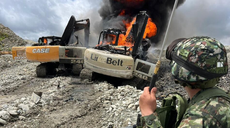 Complejo minero que pertenecería a las disidencias de las Farc en Cauca.