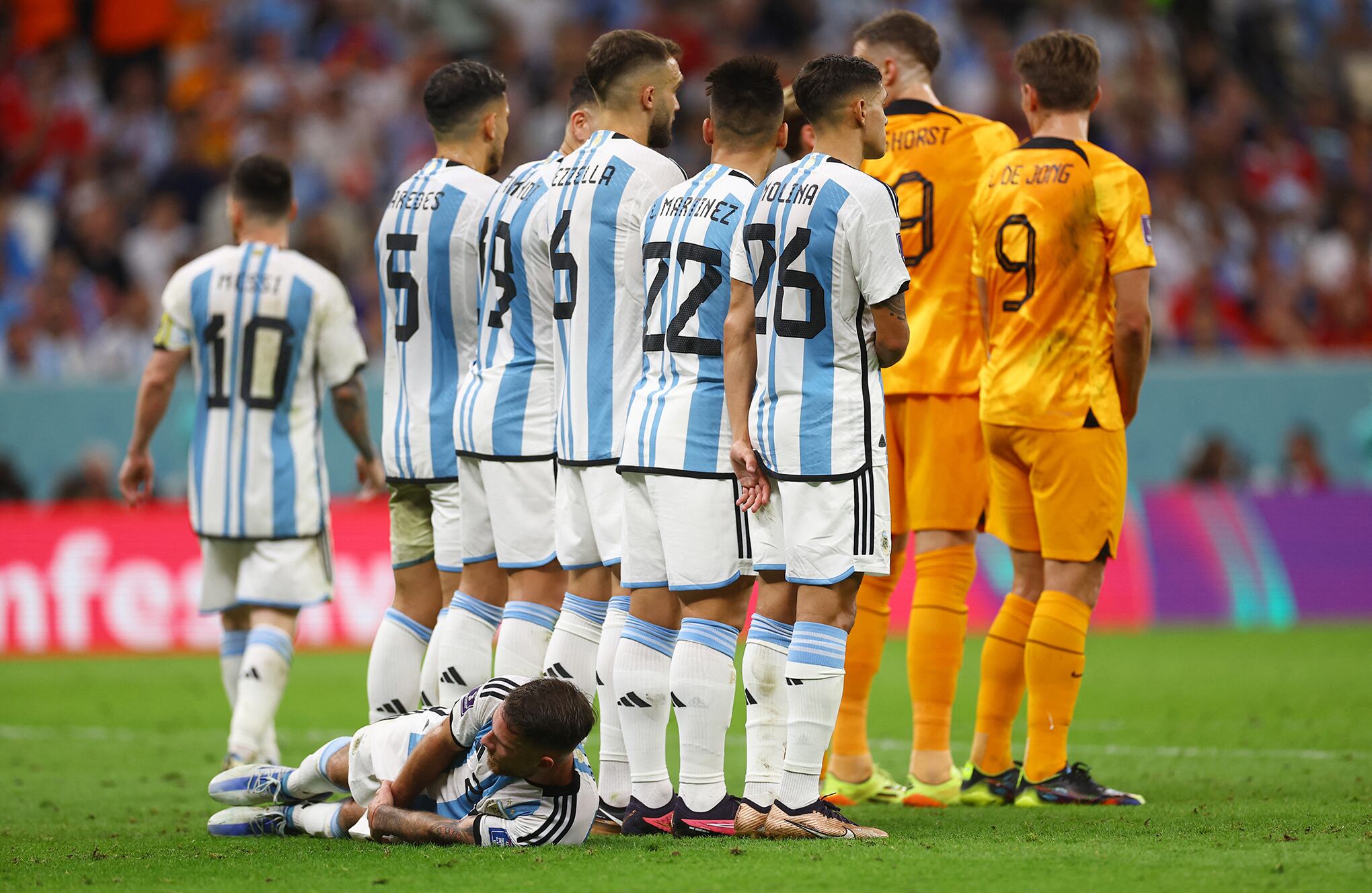 En imágenes : Así se vivieron los primeros partidos de cuarto de final en Qatar 2022