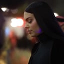 Portuguese footballer Cristiano Ronaldo's partner Georgina Rodriguez arrive at the Mrsool Park Stadium in the Saudi capital Riyadh on January 3, 2023, ahead of Ronaldo's unveiling ceremony as an Al-Nassr player. (Photo by Fayez Nureldine / AFP)