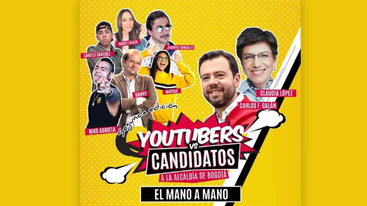 Carlos Fernando Galán y Claudia López cumplieron la cita con las audiencias jóvenes.