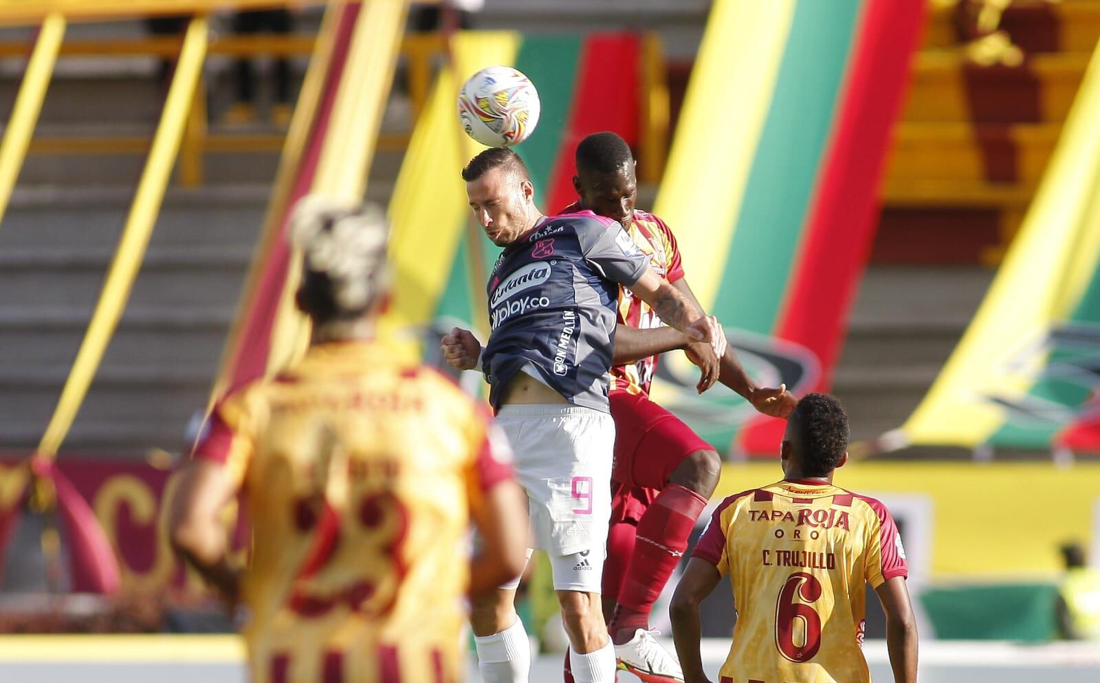 Tolima vs Medellín en la fecha 11 de la Liga BetPlay