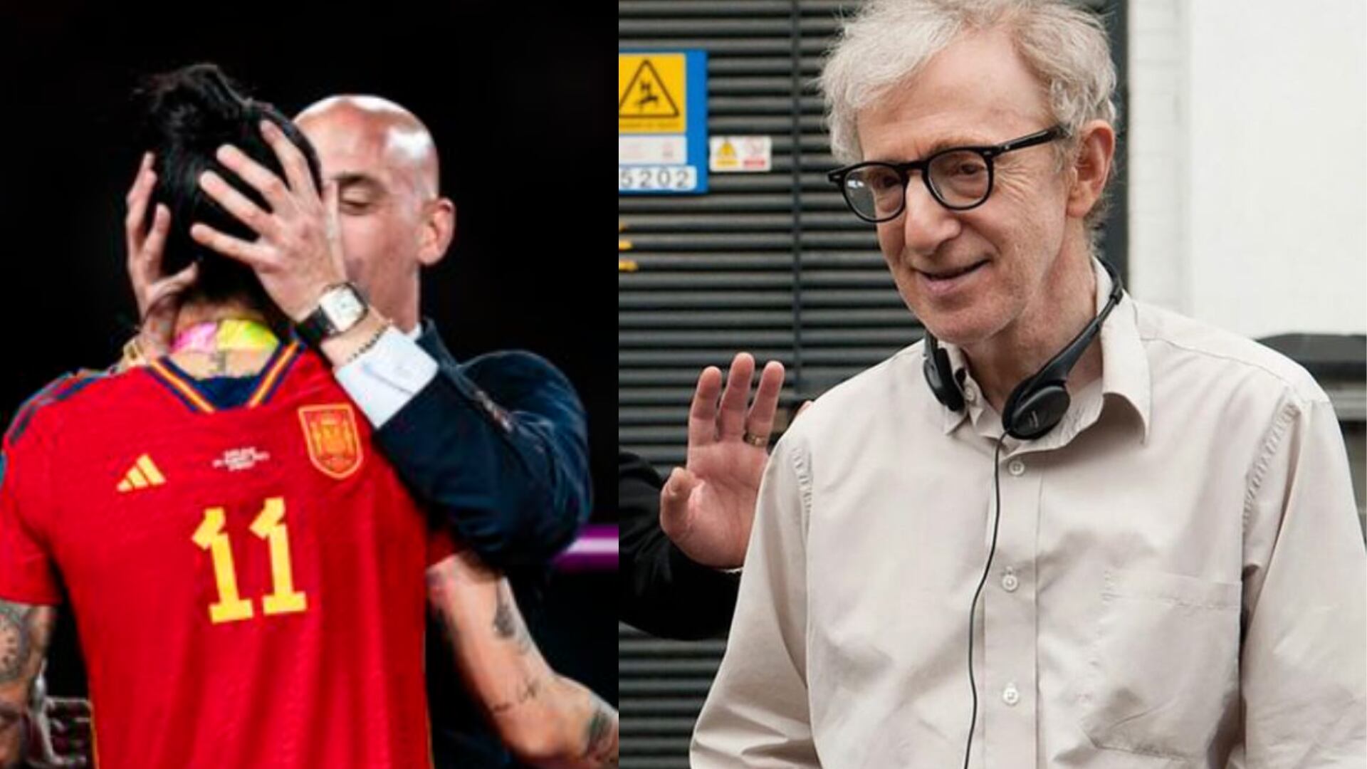 Esta fue la polémica reacción de Woody Allen ante la destitución de Rubiales