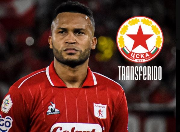 El zaguero central Brayan Córdoba deja al América de Cali para fichar por el CSKA de Bulgaria.