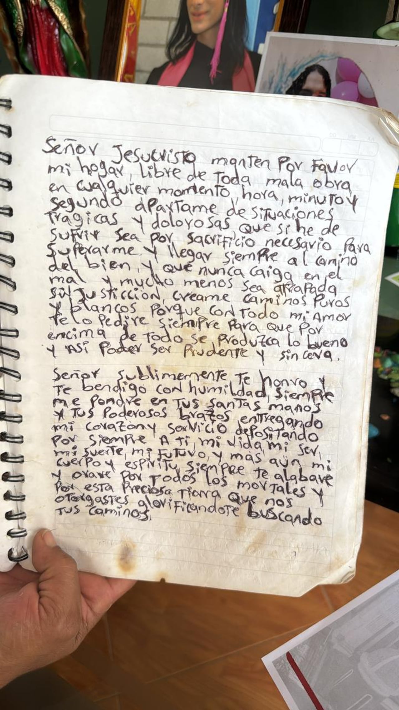 Diario de Sara Millerey, mujer asesinada en Bello, Antioquia.