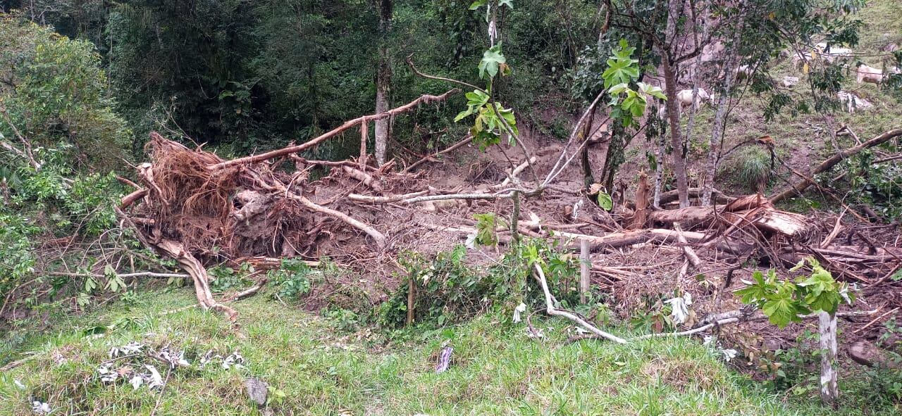 Troncos y enramadas con lodazales impiden la comunicación entre Ubalá, Cundinamarca y varias de sus veredas.