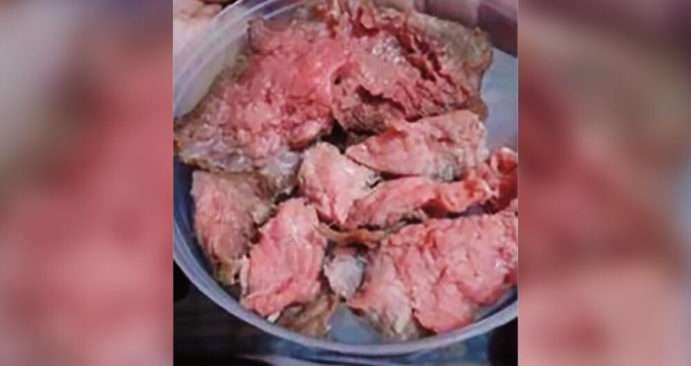 Comida en mal estado en la cárcel de El Pesebre.