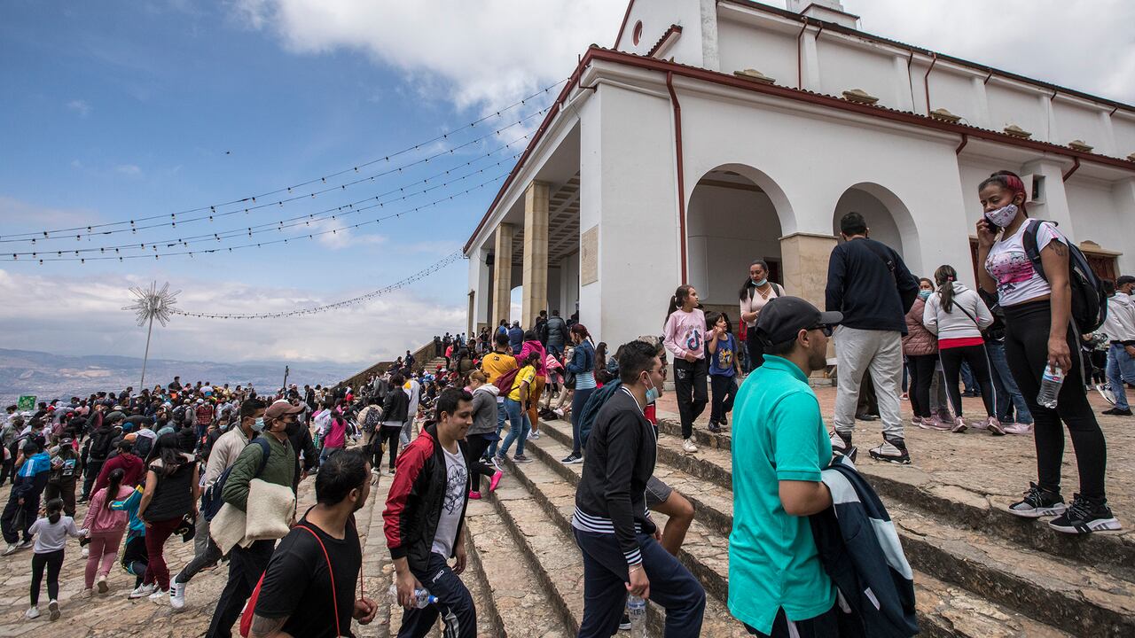 Cerro de Monserrate. Iglesia.
Bogotá Marzo 21 de 2021.
Foto: Juan Carlos Sierra-revista Semana.