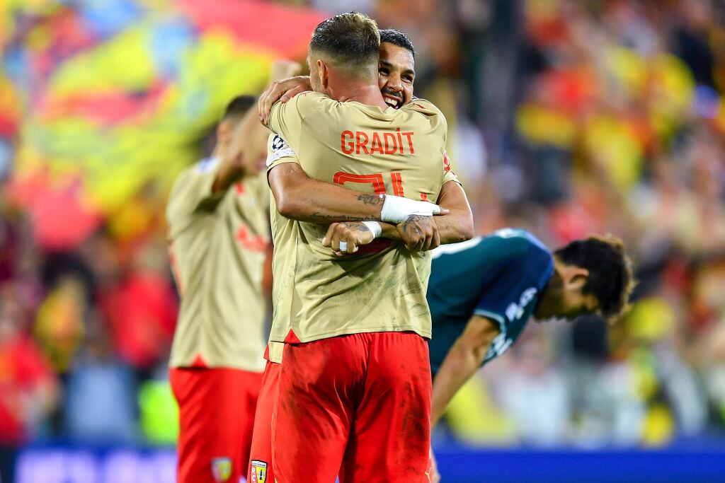 Lens venció al Arsenal en la Champions League