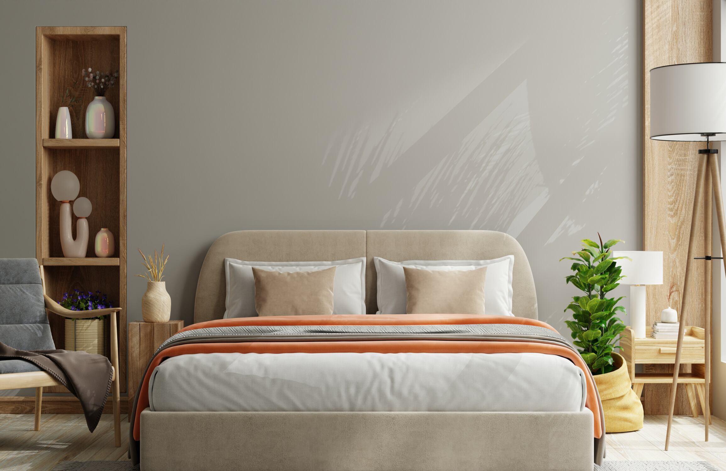 Cama en la habitación