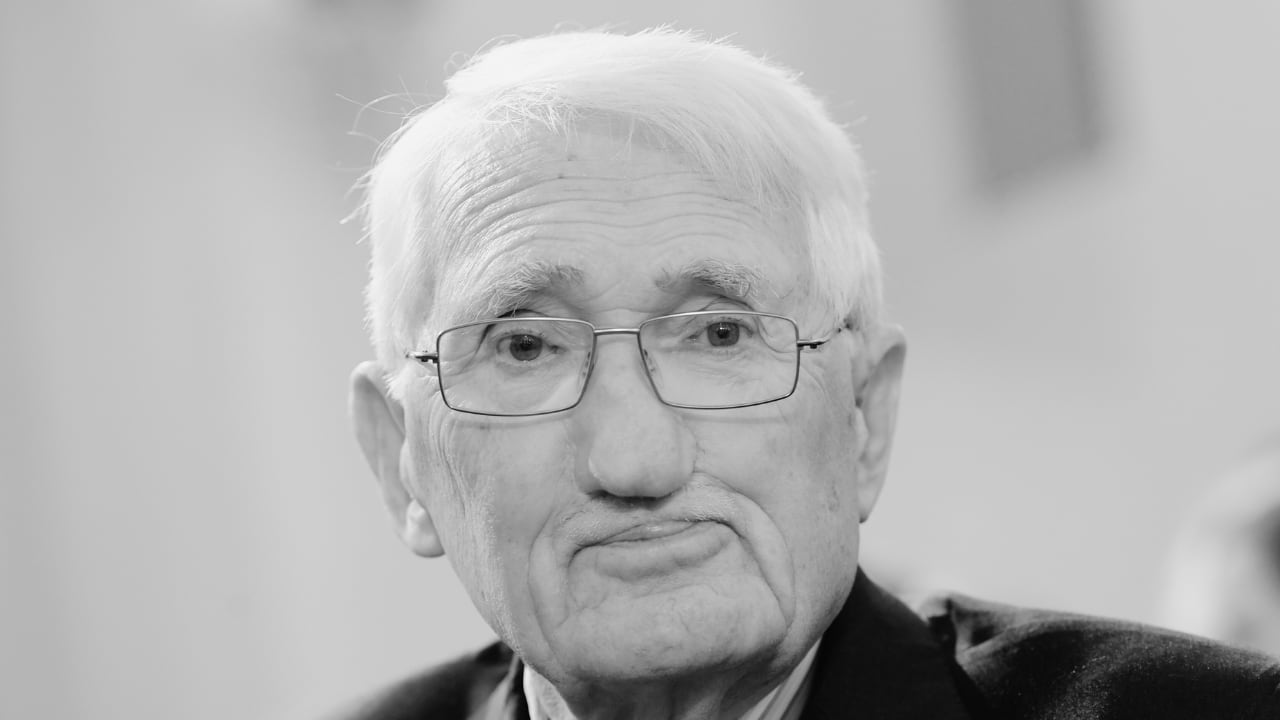 Murió Jürgen Habermas, filósofo alemán.