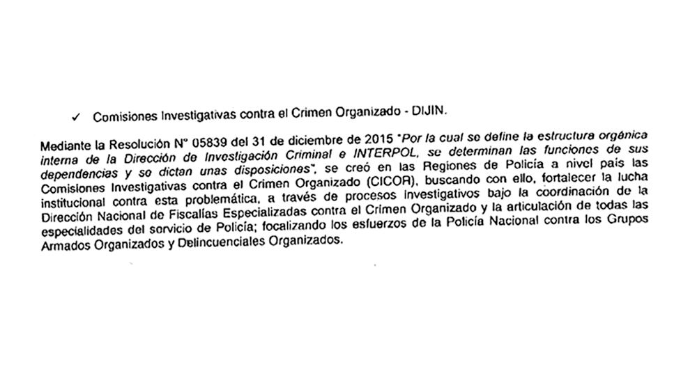 El fiscal general reveló que el teléfono de Marelbys Meza había sido interceptado por la Policía, al parecer, de manera ilegal.