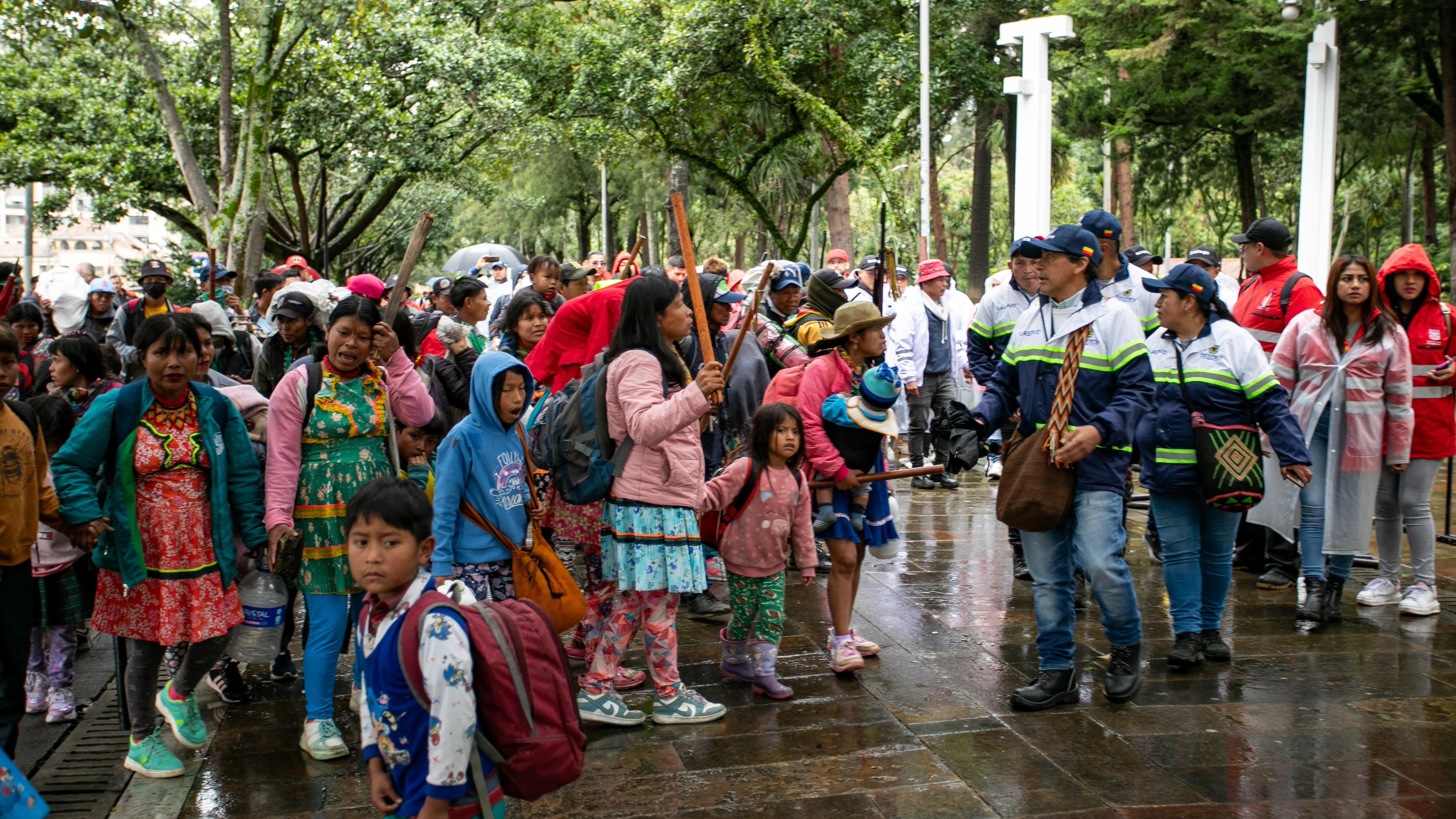 Minga indígena de nuevo en el Parque Nacional