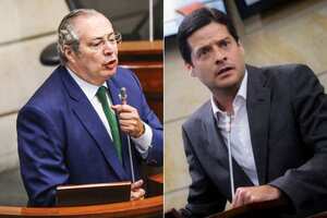 Senadores Iván Name y Mauricio Gómez Amín.