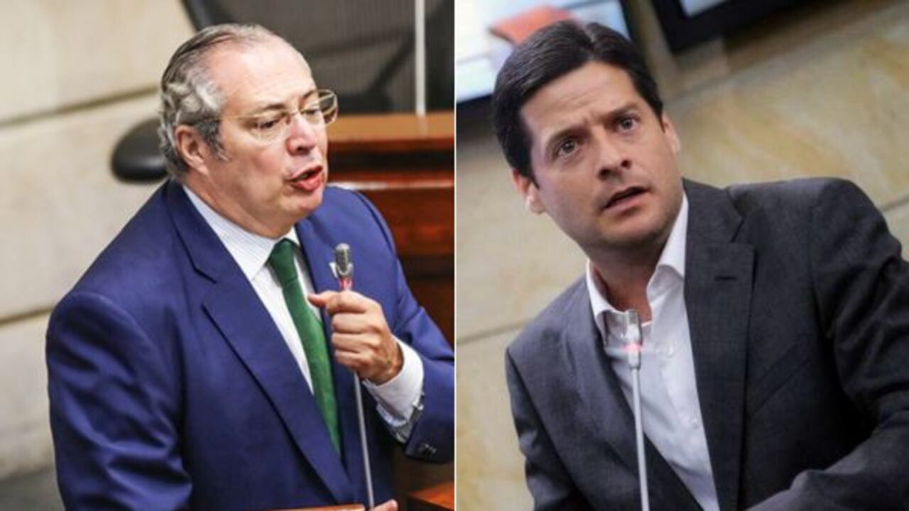 Senadores Iván Name y Mauricio Gómez Amín.