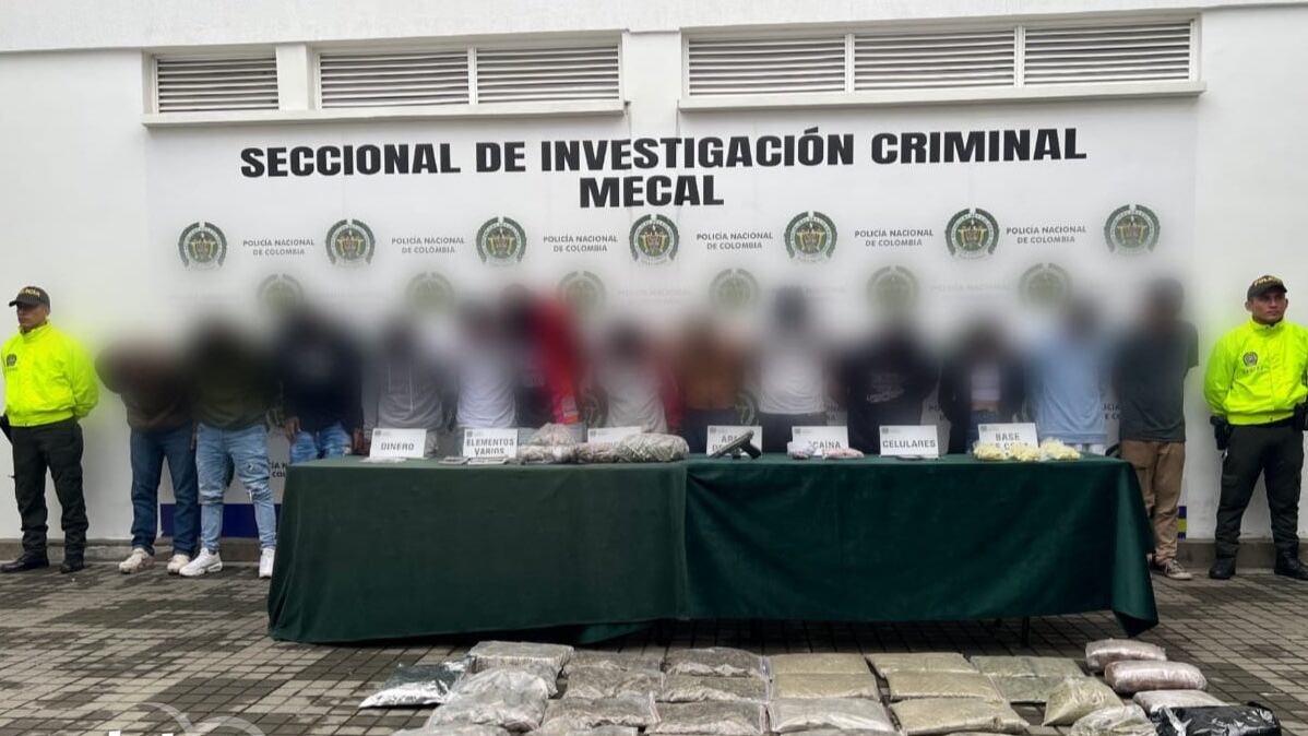 Capturaron en Cali a 15 miembros de ‘Los de la 40′ y ‘Los del Platanal’, bandas dedicadas al microtráfico y homicidio.