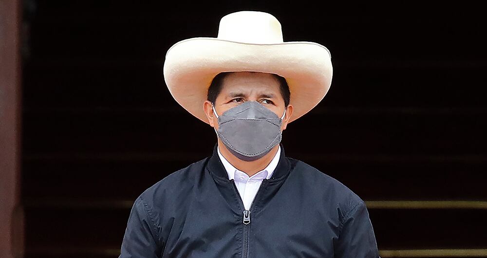 El presidente de Perú, Pedro Castillo.