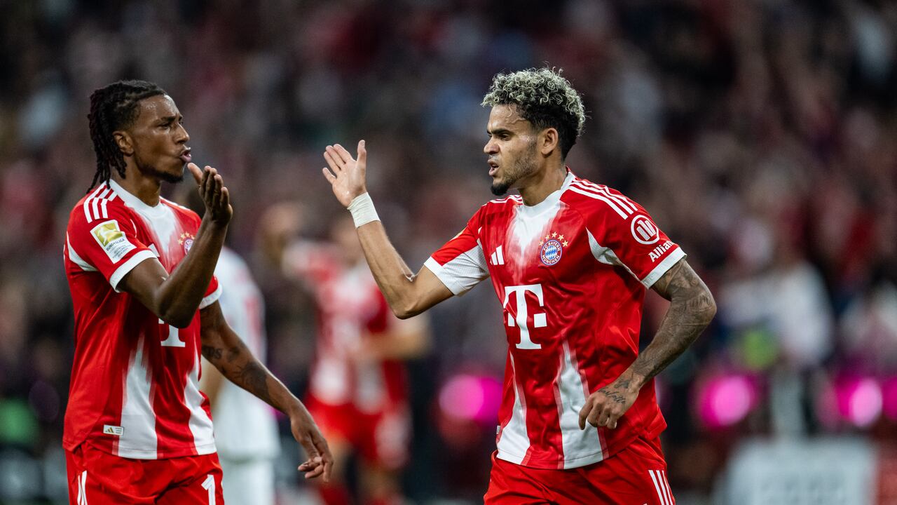 La reacción de Luis Díaz a su golazo.