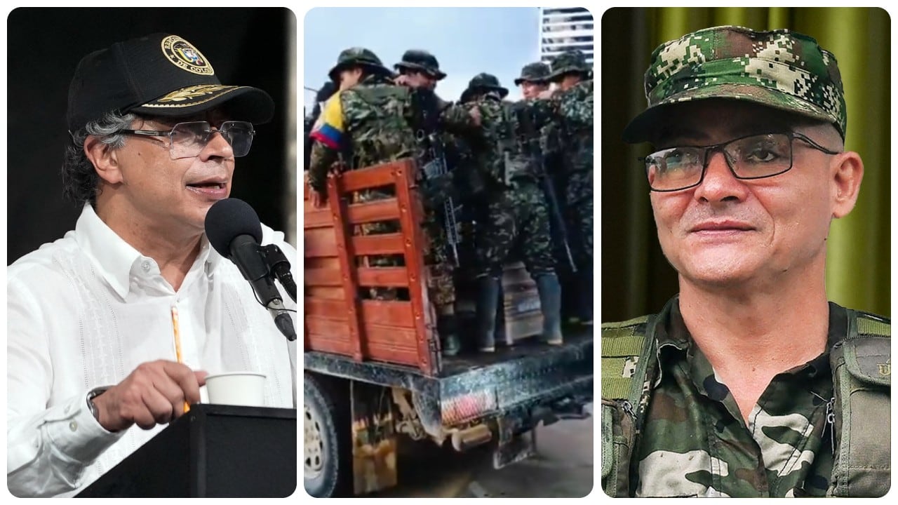 Gustavo Petro, Iván Mordisco y el sepelio de un guerrillero en Iquira, Huila.