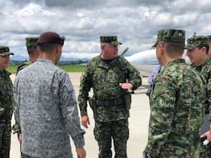 El comandante general de las FF.MM., general Helder Giraldo Bonilla, llegó al Cauca para atender situación de orden público en el departamento