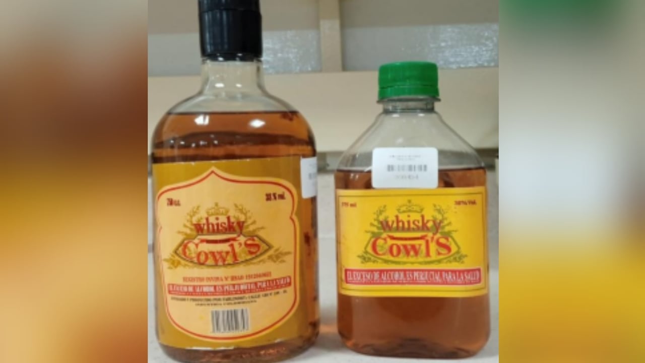 El instituto pidió a los ciudadanos no consumir el whisky.