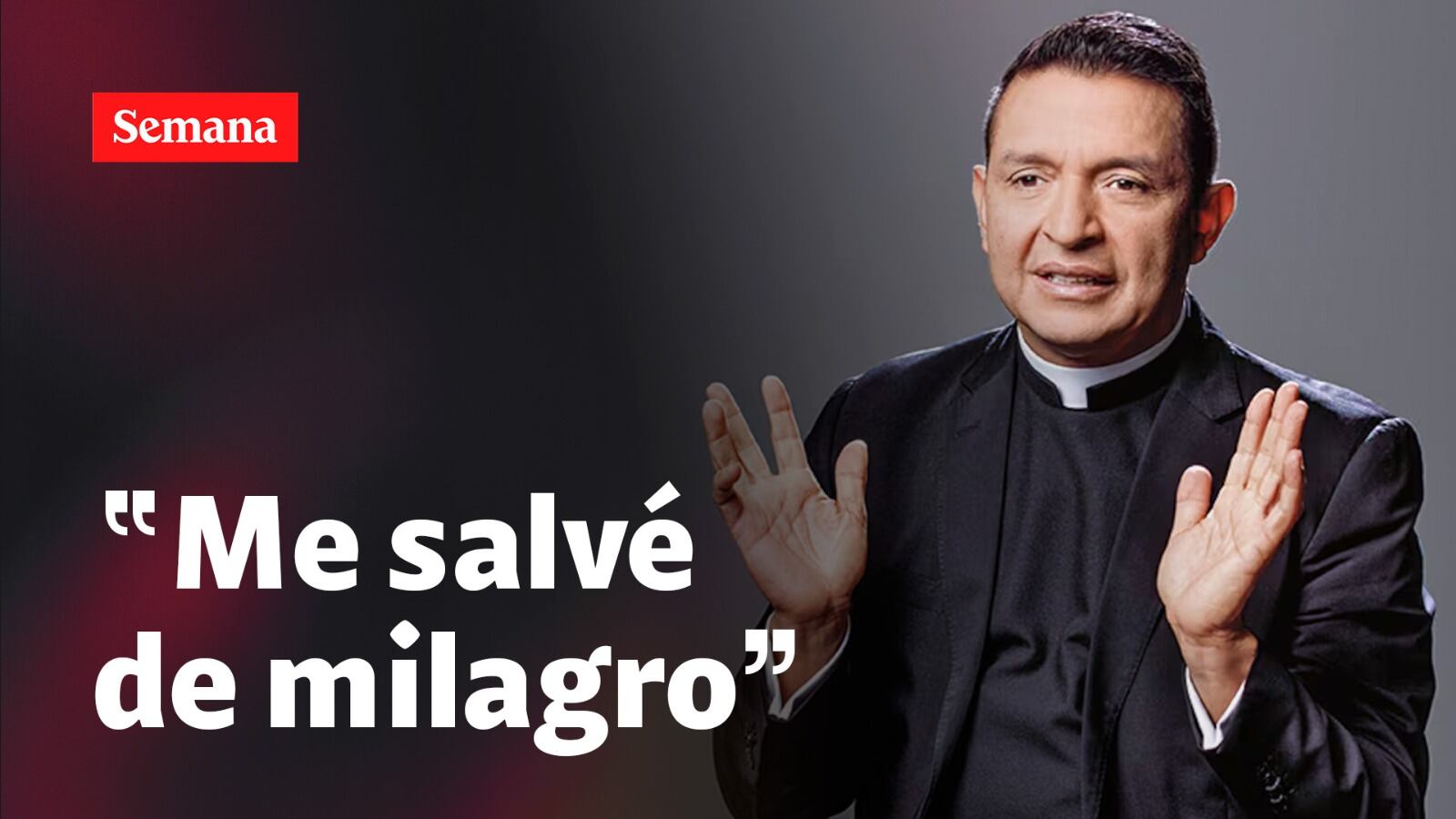 Padre Chucho habla tras ser baleado el carro en el que se transportaba