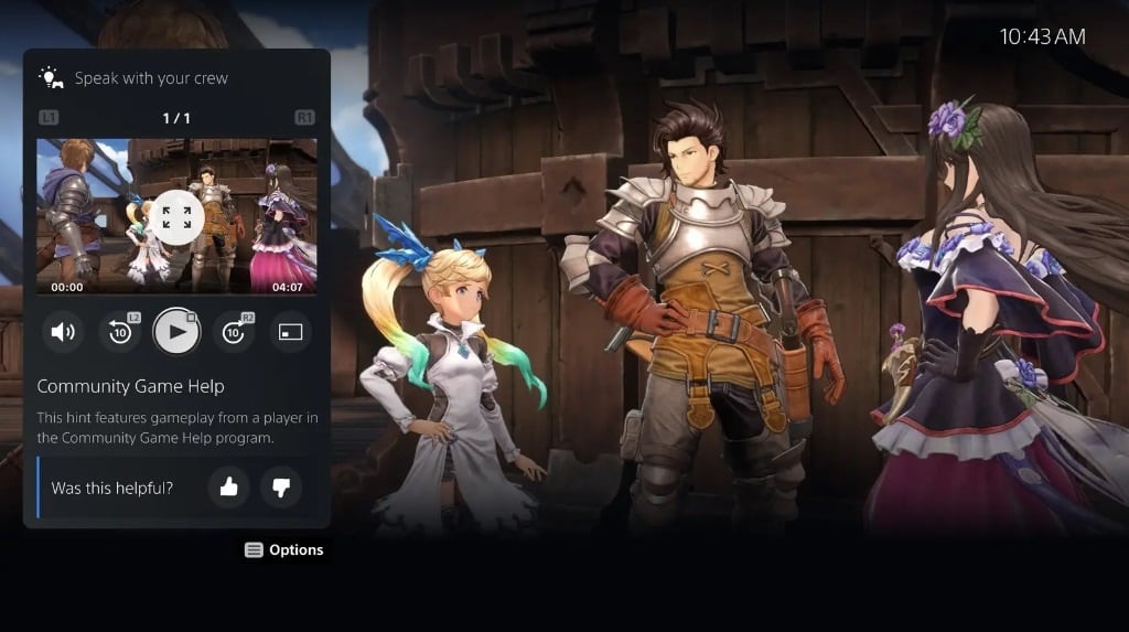 PS5 incorpora las pistas generadas automáticamente de 'Ayuda de juego de la comunidad'.