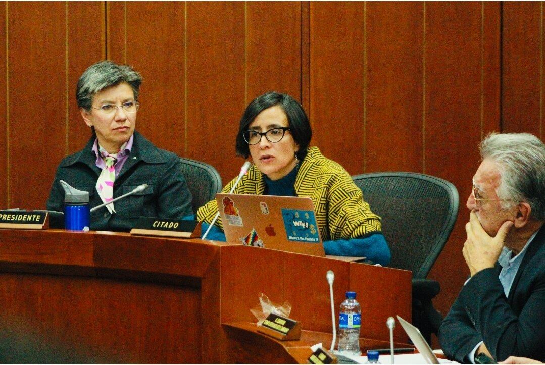 Susana Muhamad en el debate de control político.