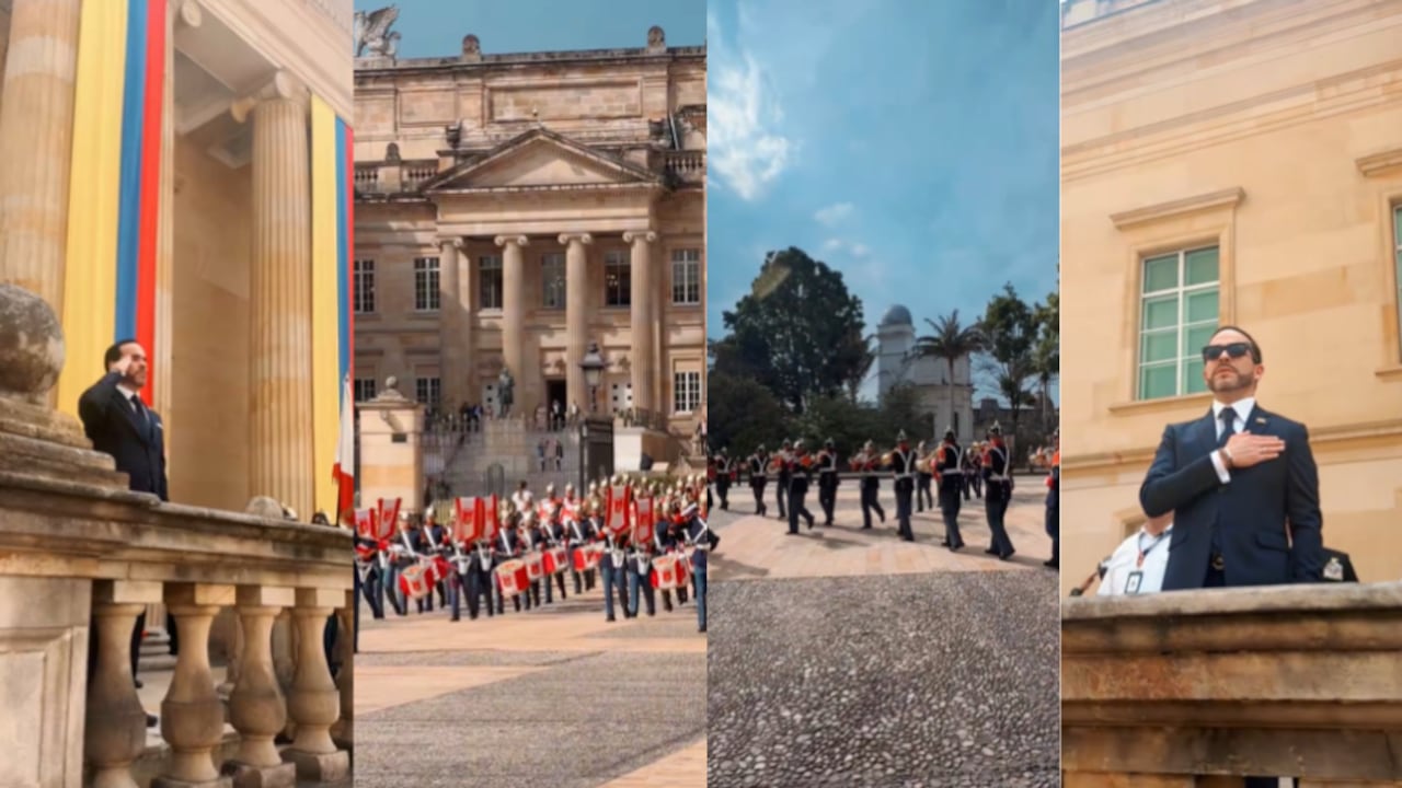 Abelardo De La Espriella en ceremonia protocolaria este 30 de septiembre en la Casa de Nariño.