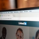 The LinkedIn professional networking site is seen in this photo illustration on July 9, 2018. (Photo by Jaap Arriens/NurPhoto via Getty Images)