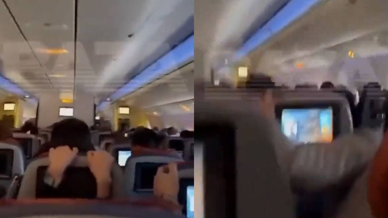 Los pasajeros se llevaron tremendo susto por las altas velocidades alcanzadas por el avión