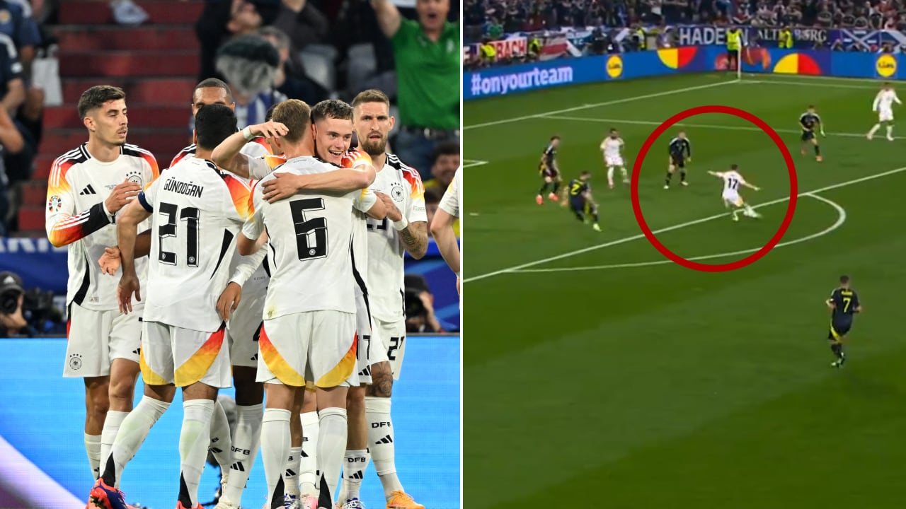 Florian Wirtz marcó el primer gol de Alemania en esta Eurocopa 2024
