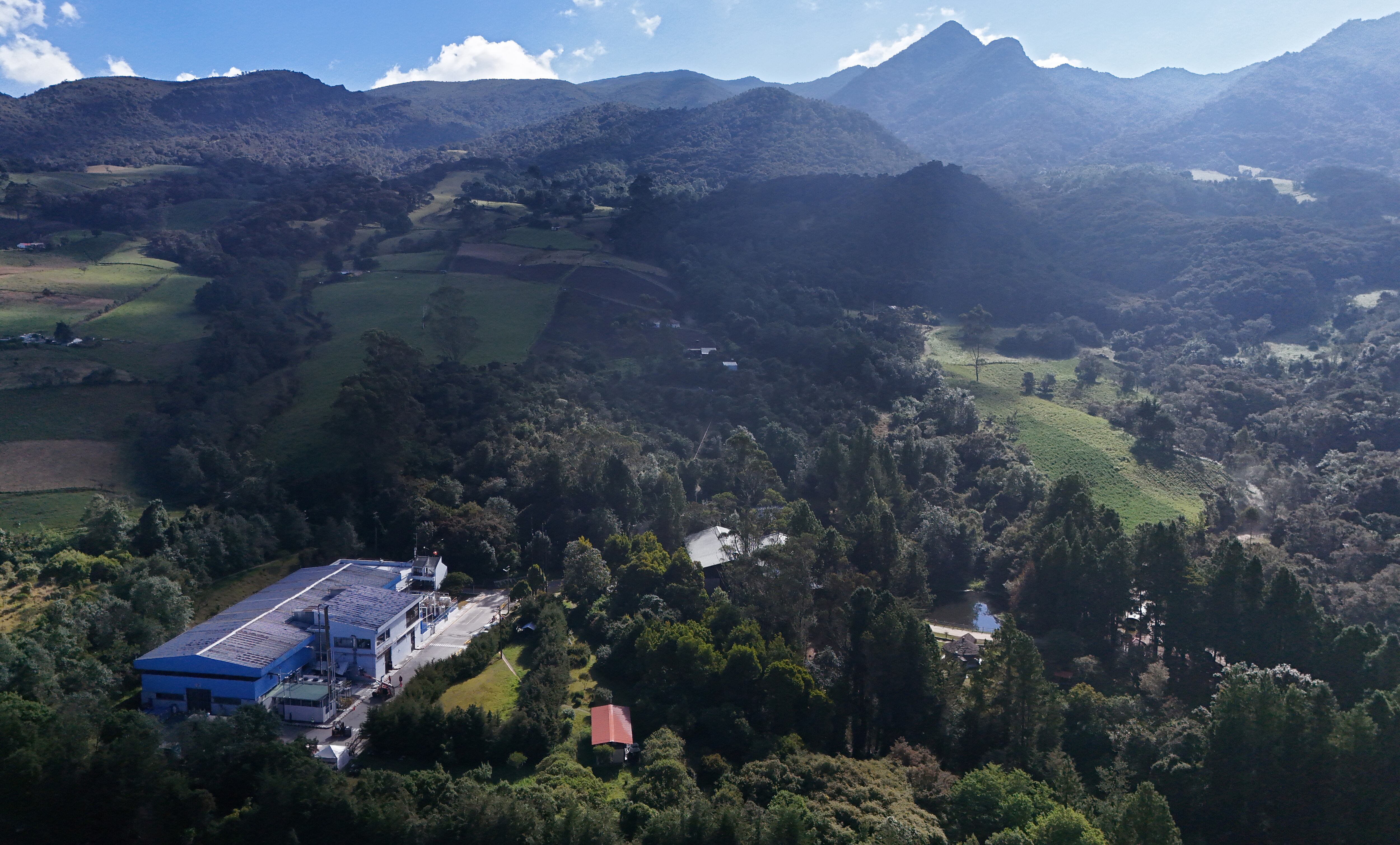 Manantial planta embotelladora de Coca-Cola FEMSA ubicada en el municipio de La Calera